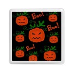 Halloween pumpkin pattern Memory Card Reader (Square)  Front