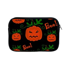 Halloween Pumpkin Pattern Apple Ipad Mini Zipper Cases by Valentinaart