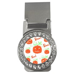 Halloween Pumpkins Pattern Money Clips (cz)  by Valentinaart