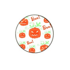 Halloween Pumpkins Pattern Hat Clip Ball Marker by Valentinaart