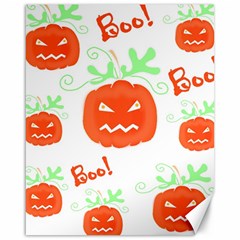 Halloween Pumpkins Pattern Canvas 16  X 20   by Valentinaart