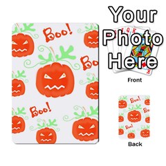 Halloween Pumpkins Pattern Multi-purpose Cards (rectangle)  by Valentinaart