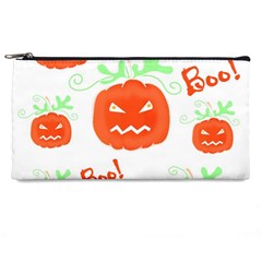 Halloween Pumpkins Pattern Pencil Cases by Valentinaart