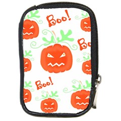 Halloween Pumpkins Pattern Compact Camera Cases by Valentinaart