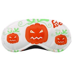 Halloween Pumpkins Pattern Sleeping Masks by Valentinaart