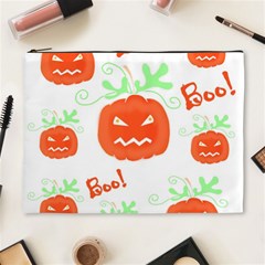 Halloween Pumpkins Pattern Cosmetic Bag (xl) by Valentinaart