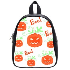 Halloween Pumpkins Pattern School Bags (small)  by Valentinaart