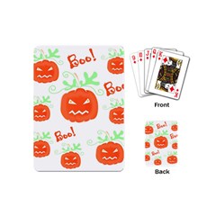 Halloween Pumpkins Pattern Playing Cards (mini) 