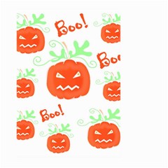 Halloween Pumpkins Pattern Large Garden Flag (two Sides) by Valentinaart