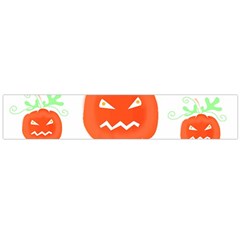 Halloween Pumpkins Pattern Flano Scarf (large) by Valentinaart