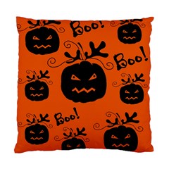 Halloween Black Pumpkins Pattern Standard Cushion Case (one Side) by Valentinaart