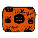 Halloween black pumpkins pattern Apple iPad 2/3/4 Zipper Cases Front