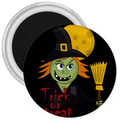 Halloween Witch 3  Magnets by Valentinaart