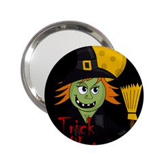 Halloween Witch 2 25  Handbag Mirrors by Valentinaart