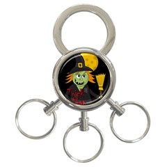 Halloween Witch 3-ring Key Chains by Valentinaart