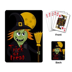 Halloween Witch Playing Card by Valentinaart