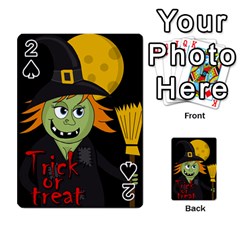 Halloween Witch Playing Cards 54 Designs  by Valentinaart