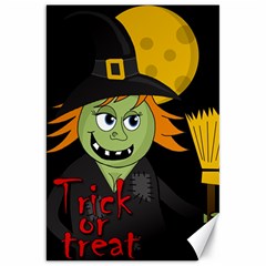 Halloween Witch Canvas 20  X 30   by Valentinaart