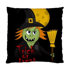 Halloween Witch Standard Cushion Case (one Side) by Valentinaart