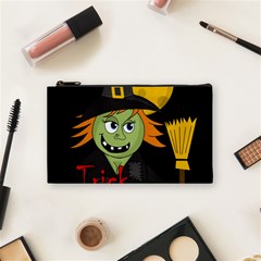 Halloween Witch Cosmetic Bag (small)  by Valentinaart