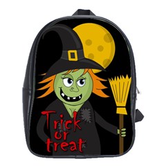 Halloween Witch School Bags(large)  by Valentinaart