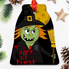 Halloween Witch Bell Ornament (2 Sides) by Valentinaart