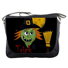 Halloween Witch Messenger Bags by Valentinaart