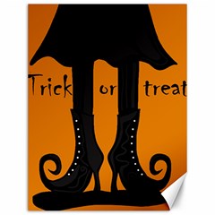 Halloween - Witch Boots Canvas 12  X 16   by Valentinaart