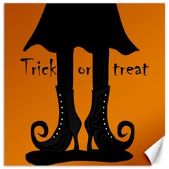 Halloween - Witch Boots Canvas 20  X 20   by Valentinaart