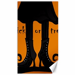 Halloween - Witch Boots Canvas 40  X 72   by Valentinaart