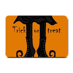 Halloween - Witch Boots Small Doormat  by Valentinaart