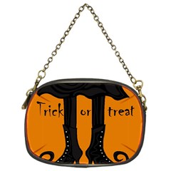 Halloween - Witch Boots Chain Purses (one Side)  by Valentinaart