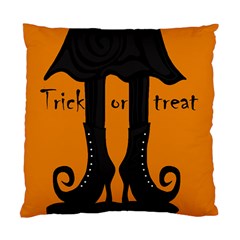 Halloween - Witch Boots Standard Cushion Case (two Sides) by Valentinaart