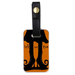 Halloween - Witch Boots Luggage Tags (one Side)  by Valentinaart