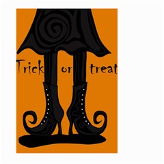 Halloween - Witch Boots Large Garden Flag (two Sides) by Valentinaart