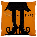 Halloween - witch boots Large Cushion Case (Two Sides) Front