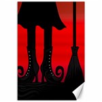 Halloween black witch Canvas 12  x 18   11.88 x17.36  Canvas - 1