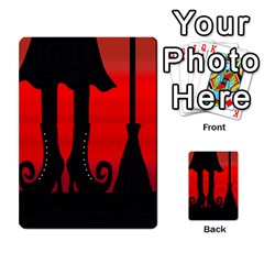 Halloween Black Witch Multi-purpose Cards (rectangle)  by Valentinaart