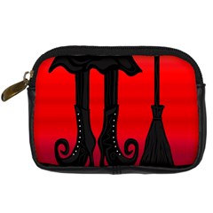 Halloween Black Witch Digital Camera Cases by Valentinaart