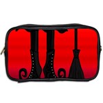 Halloween black witch Toiletries Bags 2-Side Back