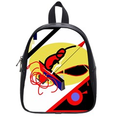 Abstract Art School Bags (small)  by Valentinaart