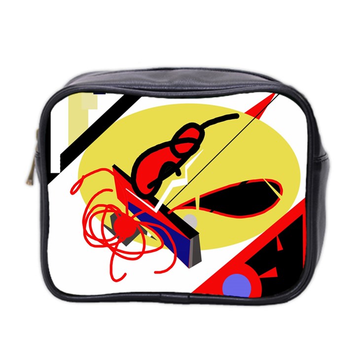 Abstract art Mini Toiletries Bag 2-Side