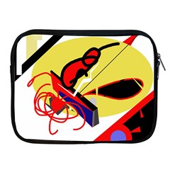 Abstract Art Apple Ipad 2/3/4 Zipper Cases by Valentinaart