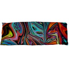 Brilliant Abstract In Blue, Orange, Purple, And Lime-green  Body Pillow Case Dakimakura (two Sides) by digitaldivadesigns