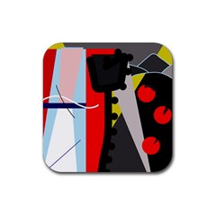 Looking forwerd Rubber Coaster (Square) 