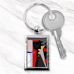 Looking forwerd Key Chains (Rectangle) 