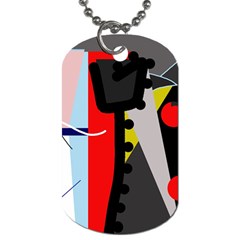 Looking forwerd Dog Tag (One Side)