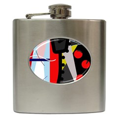 Looking forwerd Hip Flask (6 oz)