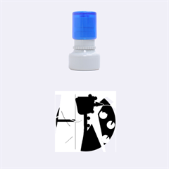 Looking forwerd Rubber Round Stamps (Small)