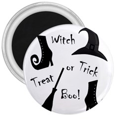 Halloween Witch 3  Magnets by Valentinaart